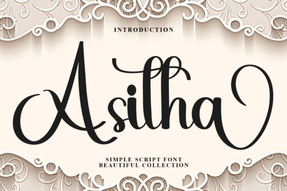 Asitha: A Warm Script Font for Web Design