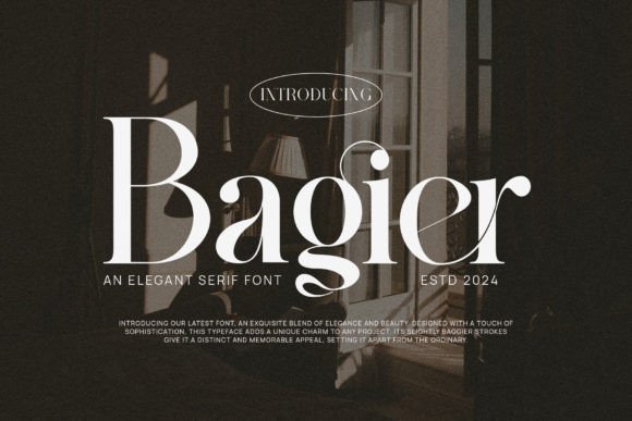 Bagier: A Serif Font That Elevates Editorial Design