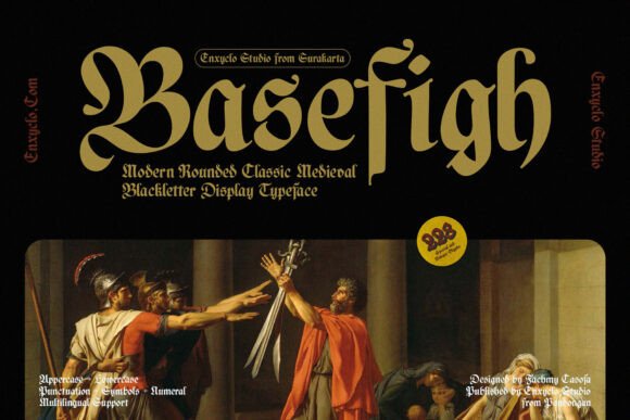Basefigh: A Blackletter Font for Bold Branding