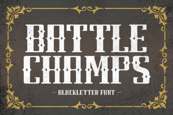 Battle Champs Font for Handmade Creations