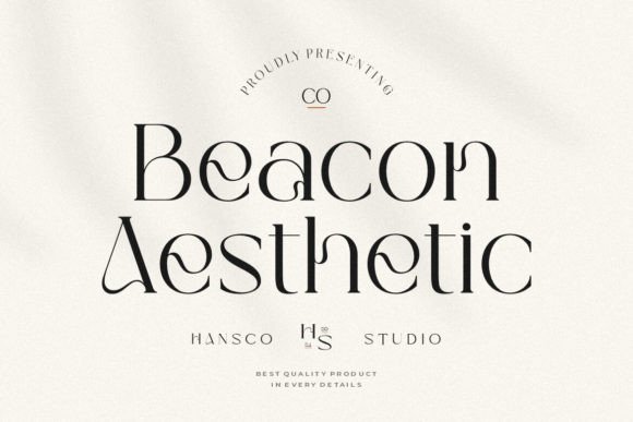 Beacon Aesthetic Serif Font for Handmade Projects