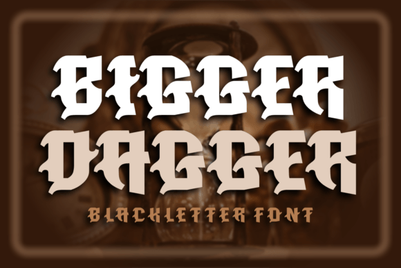 Bigger Dagger Font for Bold Branding