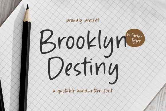 Brooklyn Destiny Font for Web Design Projects