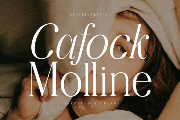 Cafock Molline Serif Font for Handmade Creations