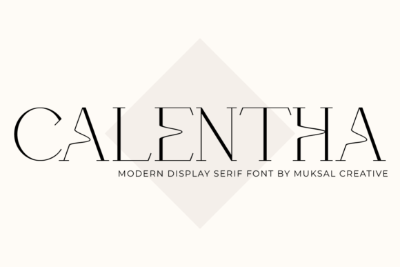 Calentha: A Serif Font That Elevates Handmade Creations