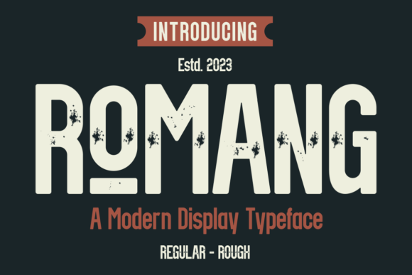Discover the Modern Elegance of Romang Font