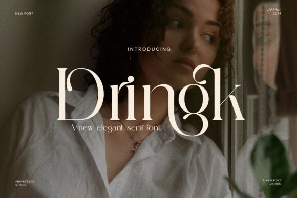 Dringk: A Sophisticated Serif Font for Modern Branding