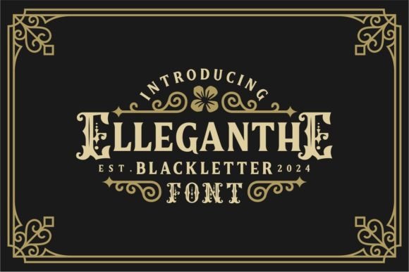 Elleganthe: A Vintage Font for Modern Campaigns