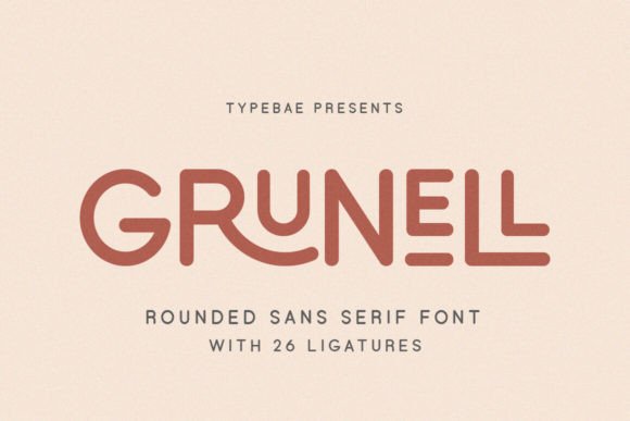 Grunell: A Modern Sans Serif for Bold Design
