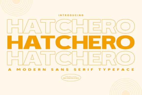 Hatchero: A Modern Sans Serif Font for Branding Projects