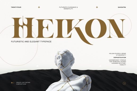 Helkon Font for Modern Web Design