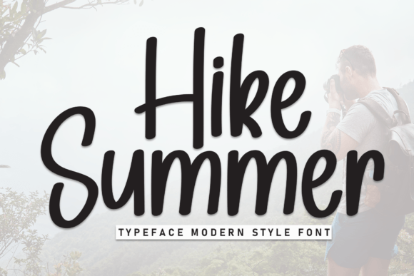 Hike Summer: A Warm and Playful Font for Branding