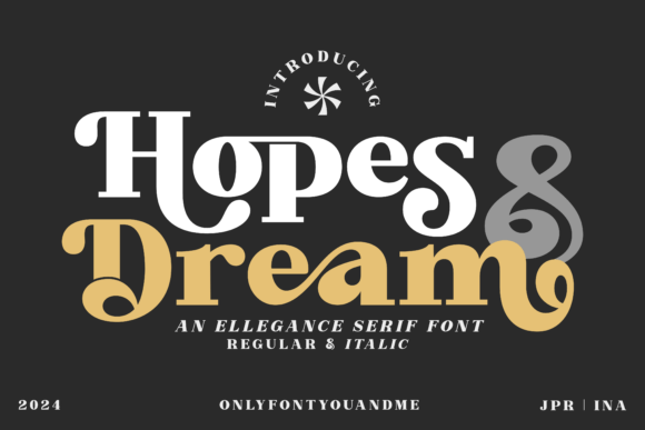 Hopes and Dream Serif Font for Web Design