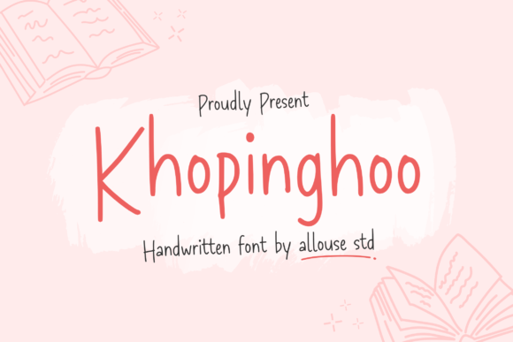 Khopinghoo: A Warm Handwritten Font for Editorial Design