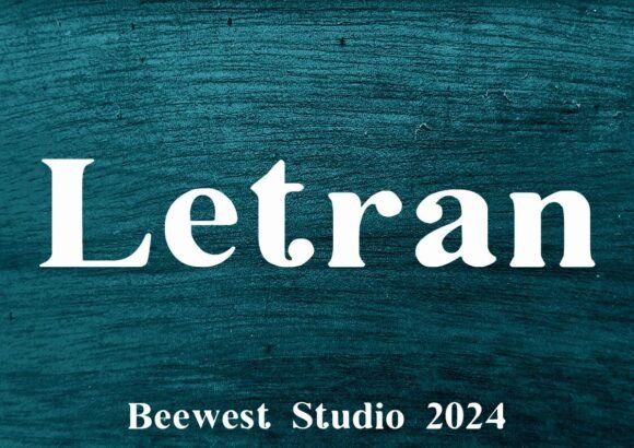Letran Serif Bold Font for Handmade Creations