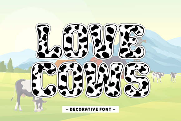 Love Cows Font Review for Design Projects