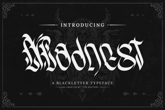 Madnest: A Blackletter Font for Bold Branding
