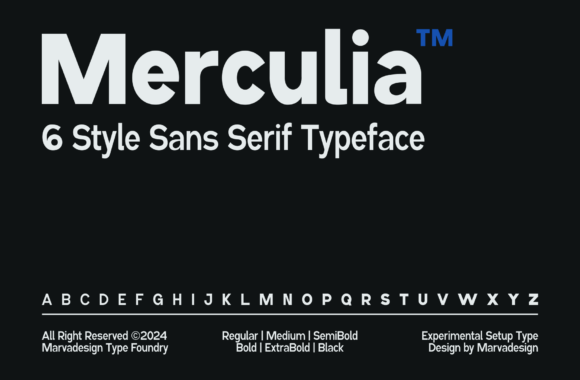 Merculia: A Modern Sans Serif for Cleaner Content