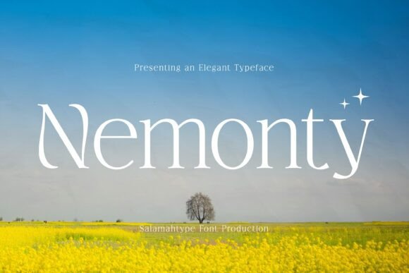 Nemonty: A Graceful Serif Font for Polished Branding