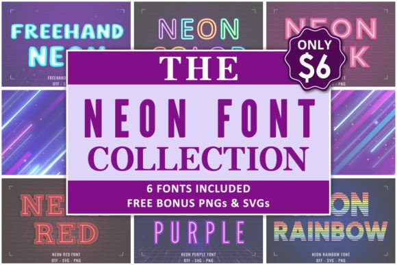 Neon Collection Font for Creative Projects