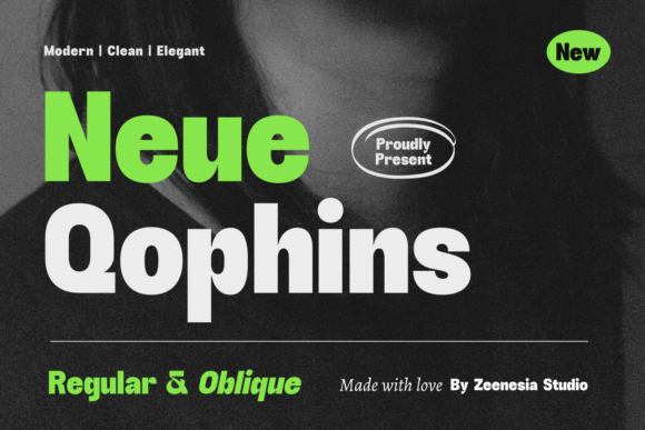 Neue Qophins: A Bold Font for Modern Branding
