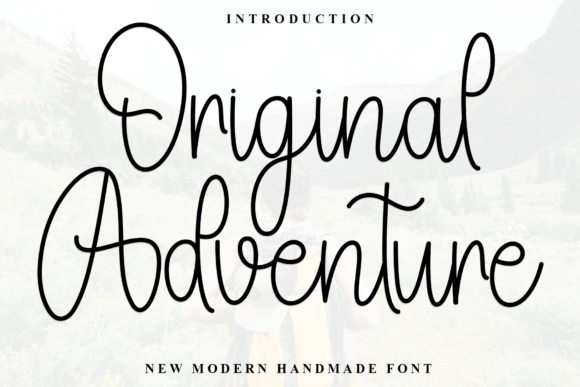 Original Adventure Font for Web Design Projects