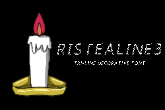 Ristealine3: A Decorative Font for Bold Statements