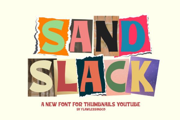 Sand Slack: A Modern Sans Serif Font for Editorial Design