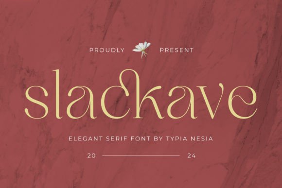 Slackave: A Serif Font with Timeless Elegance for Editorial Design