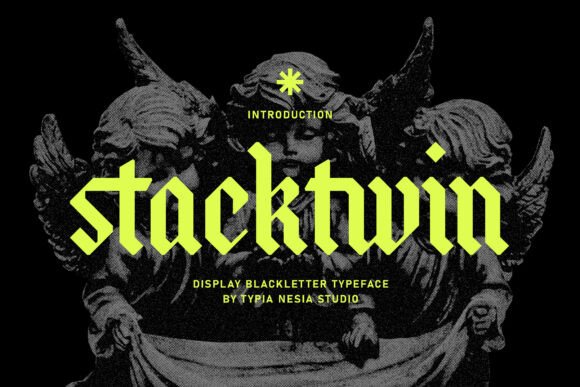 Stackwin – A Bold Blackletter Font for Web Design