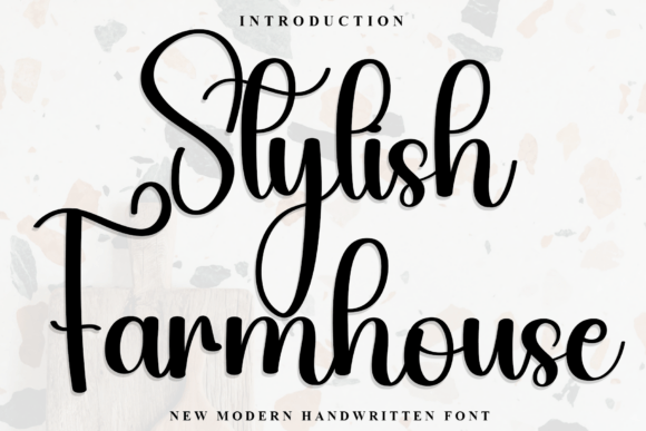 Stylish Farmhouse Font Review for Editorial Design