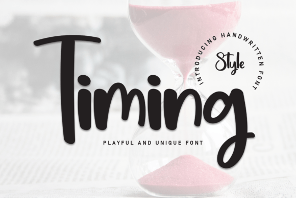 Timing: A Warm and Playful Font for Branding Projects