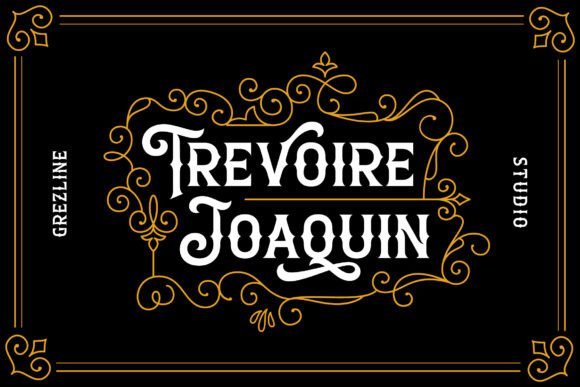 Trevoire Joaquin Font for Handmade Creations