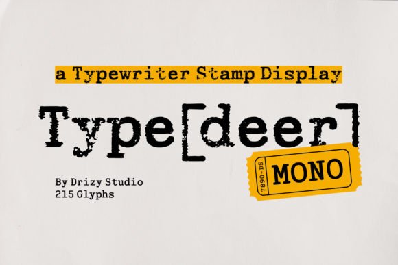 Typedeer Mono for Bold Branding and Visual Impact