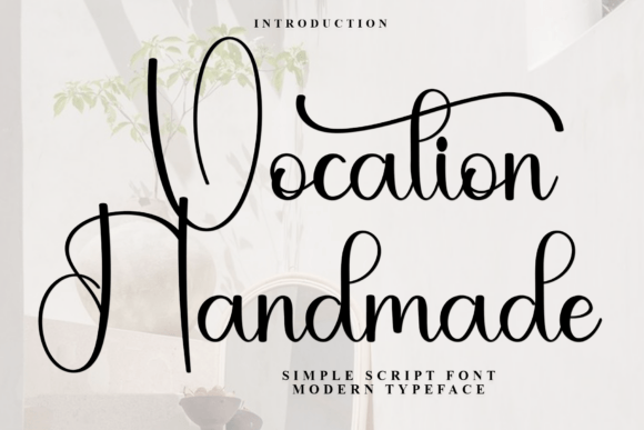 Vocation Handmade: A Warm and Playful Font for Editorial Design